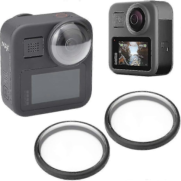 4 Pakker Kompatible med GoPro Max Beskyttelseslinser
