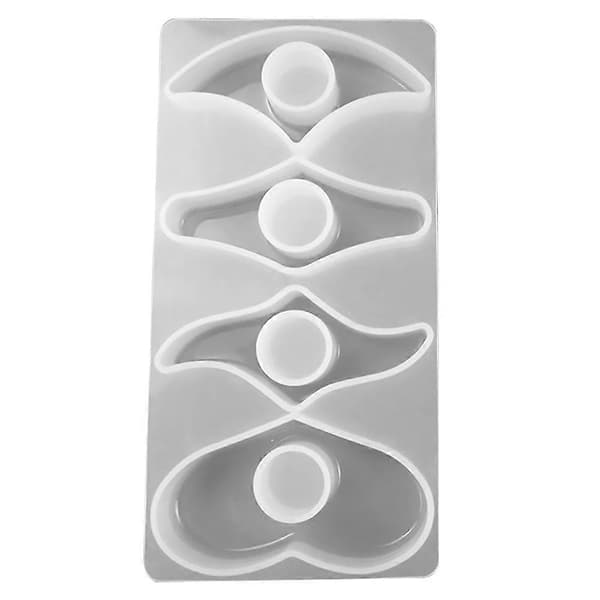 1 stk Boksideholderform Tommel Bokmerke Støpeform DIY Silikonform