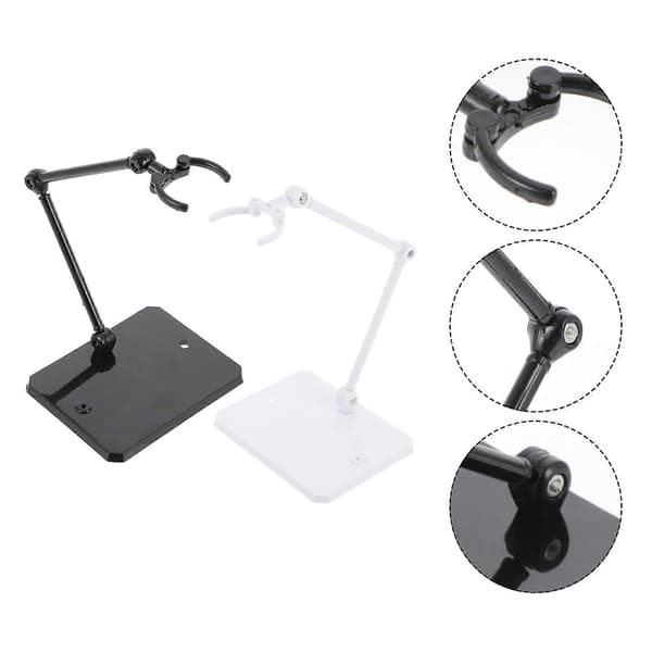 2 stk. Multifunksjonelle Actionfigur Stativer Kjøpesenter Modell Rack Leke Dukke Utstillingsstativer