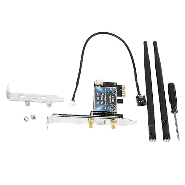 Pci-e 600mbps Wifi-kortti Bluetooth 4.0 -sovitin 2.4ghz/5ghz Dual Band langaton verkkokortti antennilla