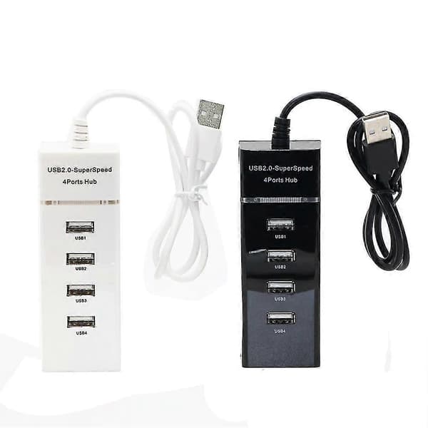 Hi-speed 4 Port Usb 3.0 Multi Hub Splitter Expansion 5gbps Adapterkabel För Stationär PC Laptop(svart