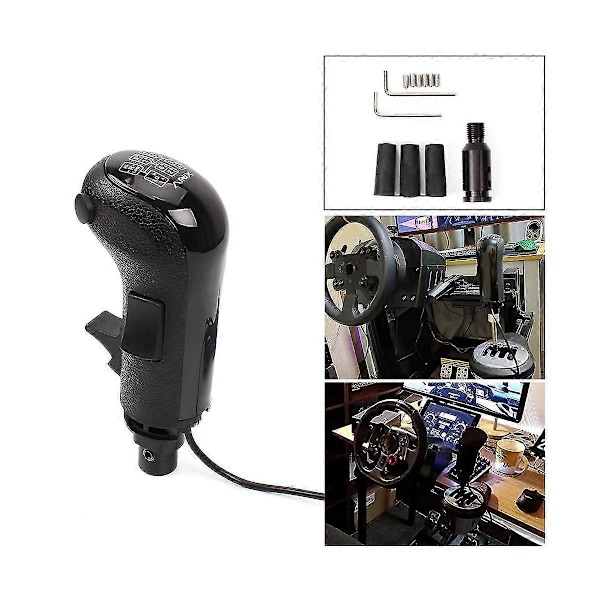 PC USB Hög Låg Växel Simulator Växelspaksknopp För G29 G27 G25 Th8a USB Växelspaksknopp För Ets2 Hb043