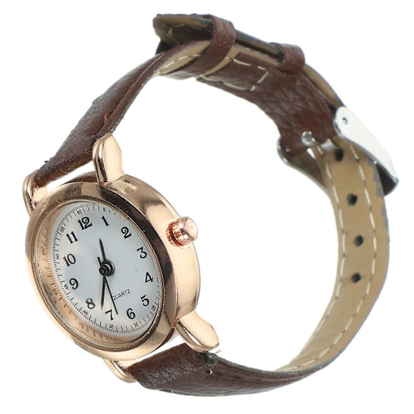 Läderarmband Klocka Diamanturtavla Dam Armbandsur Utsökta Klockor Dam Armbandsdekoration