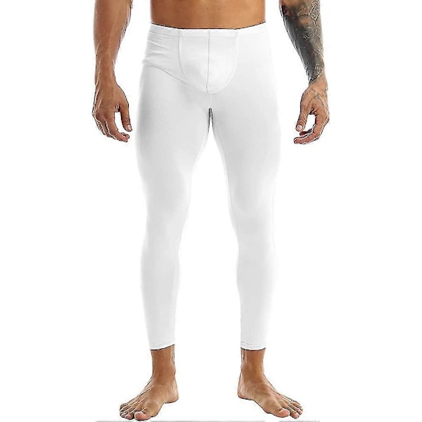 Herre Glatte Lavtaljede Bulge Pouch Bukser Undertøj Tights Fitness Nattøj Gave