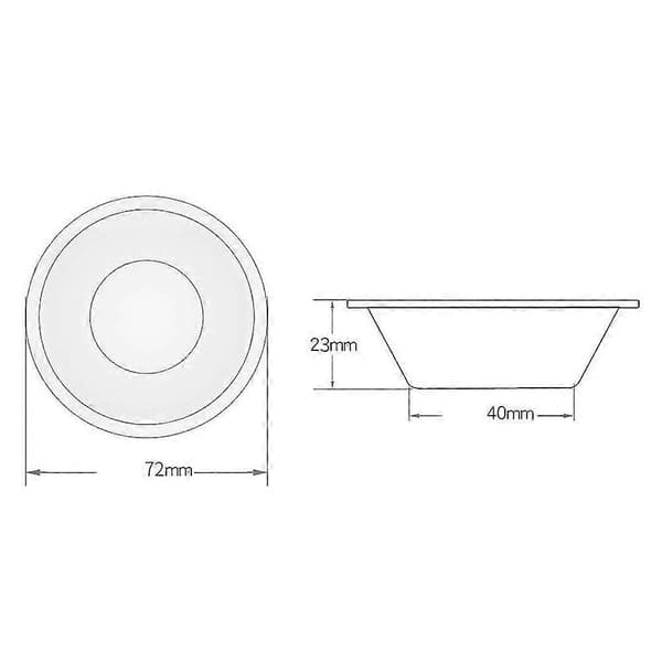 10 stk. Eggterteform i aluminiumslegering, bakeform, puddingform, portugisisk terteform, eggterte Ov