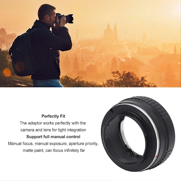 MD-objektiv till Minolta till NEX-adapter för A9 A7R3 A7R2 A7M2 Kamera Manuell Fokus Objektivadapter