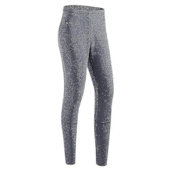Vinter Termisk Opvarmet Jakke 28 Områder Vandreture Skjorter Ski Sæt Varme Tøj Opvarmet Undertøj Women gray pants S