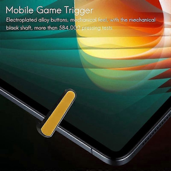 Seks Finger Til Ipad Pubg Controller Kapacitans Justerbar Mobilspil Trigger L1r1 Knap Gamepad