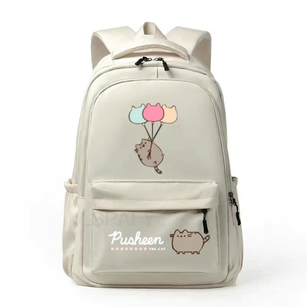 Kawaii Tjock Katt Ryggsäck Mode Canvas Ryggsäck för Kvinnor style 3