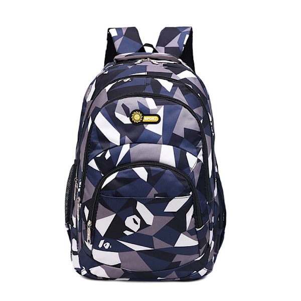 Rygsæk til folkeskolen Skoletaske Mochila Børneskoletaske deep blue