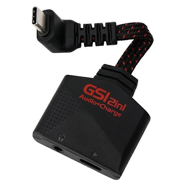 Peli Live Äänikortti USB Äänikortti Type-c Lataus 2-in-1 Hi-rse Mobiilipeli Äänikortti Ulkoinen D