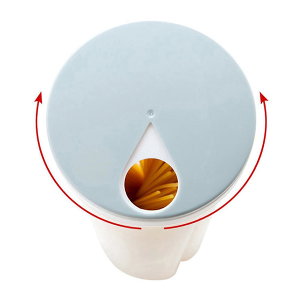Spaghetti Nudelbeholder Robust PP Stor Kapacitet Forseglingsdesign Pastabeholder til Hjemmekøkken Café Bar