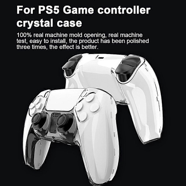 Spillkontrollerdeksel Sklisikkert Vanntett Vaskbart Ergonomisk Design Knapp Trigger Beskyttelseshylse Kompatibel PS5