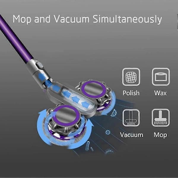 Elektrisk våd og tør moppe vandmoppehoved tilbehør kompatibelt til V6 Dc58/dc59/dc62 model støvsuger Cl