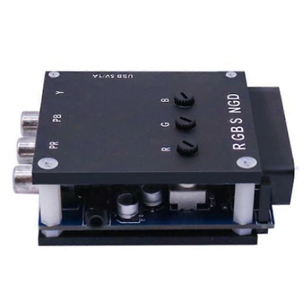 Scart Til Ypbpr Komponent Transcoder Konverter Retro Spillekonsol, Til Farveforskel Komponent