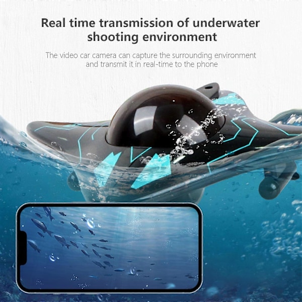 Visuella Fjärrstyrda Båtar Med Kamera Poolleksaker För Barn, App-styrda Båtar Vattenleksak För Badrum Pool För Barn, Present Till Pojkar Flickor