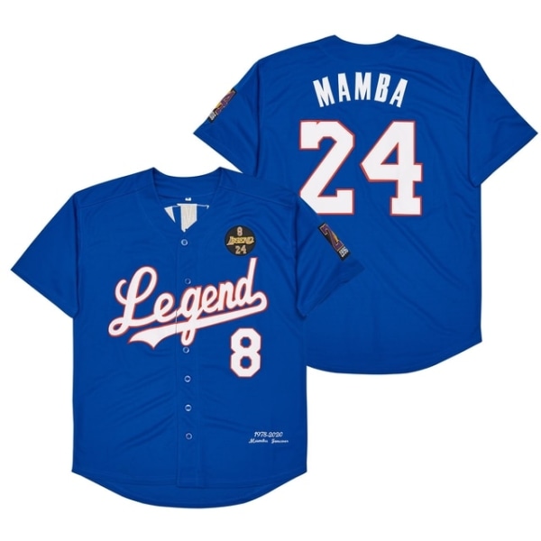 2023 World Baseball tröja MAMBA#24 tröja utomhus träningsoverall blue L