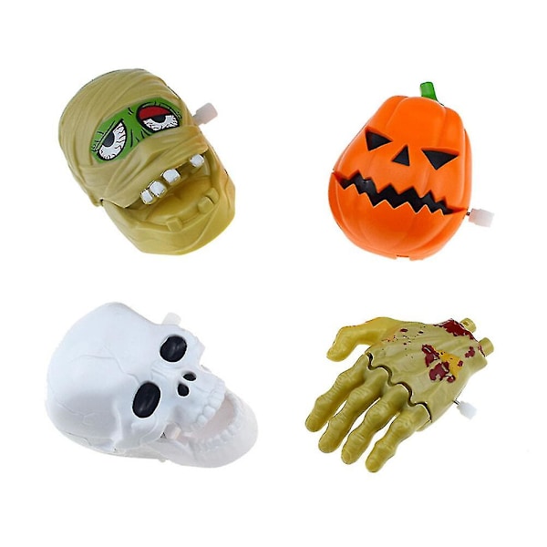 4 st Halloween-uppdragning leksaker Halloween leksaker för barn Halloween festpresenter