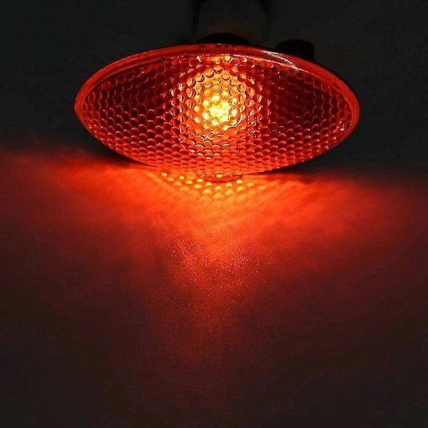 Til 206 407 607 Blinklys Sidemarkeringslys Repeater Lampe Indikator 632574