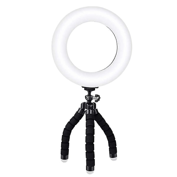 Ring Light Clip kannettavalle tietokoneelle jalustalla, videoneuvotteluvalo videomeikkiin