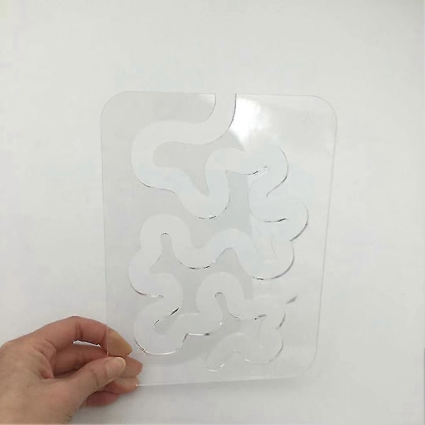Patchwork Lineal Akryl Gennemsigtig Quilte Essentiel Skabelon Symaskine Lineal Broderi Acc