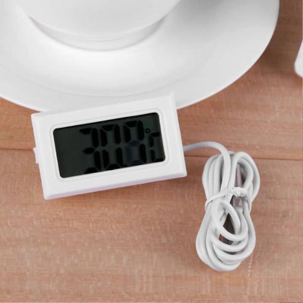 Fiskeakvarium Vannkjøler 2m Probe LCD Mini Digitalt Termometer Temperaturtester