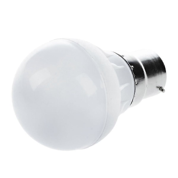 B22 Energisparande LED-lampa 220v 3w Kallvitt Ny Imitation Keramik)