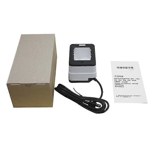 Xt2001b Usb / Rs232 Streckkodsläsare Portabel Mobil Betalningsbox 1d / 2d Kod Multifunktionell Qr Läsare