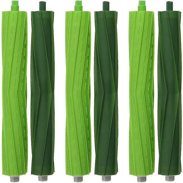 3 Set Multi-yta Gummiborstrullar För I&e Serien I7 I7+i8 I8+/plus E5 E6 E7 Robotdammsugare