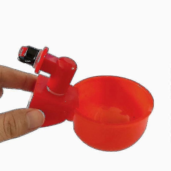 6/12 st Automatiskt Dricktråg för Fjäderfä för Kyckling Anka Plast Kyckling Drickkopp Fjäderfä Vattendispenser (Ruipei)