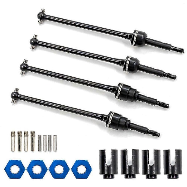 4 stk. Stål Fremre Og Bakre Drivaksel Cvd For 1/10 Slash Hoss Stampede Vxl Rc Bil Oppgraderingsdeler