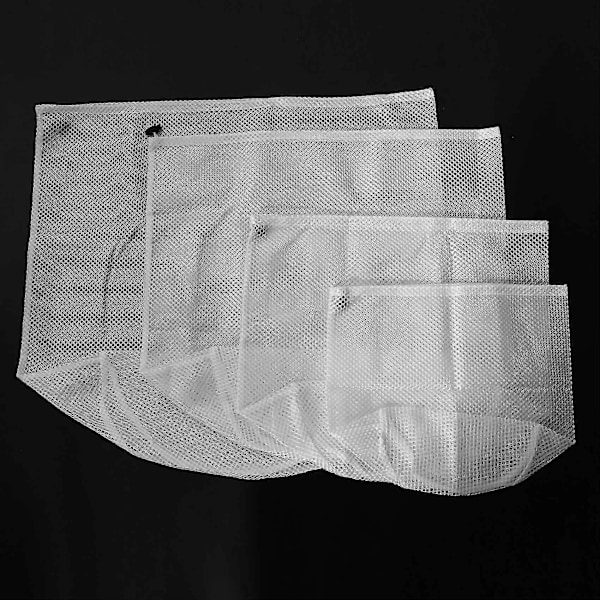 Pyykkipussisetti, 4 kpl, pyykkiverkko, pyykkipussit pesukoneeseen narulukolla, uudelleenkäytettävä verkkopussi F