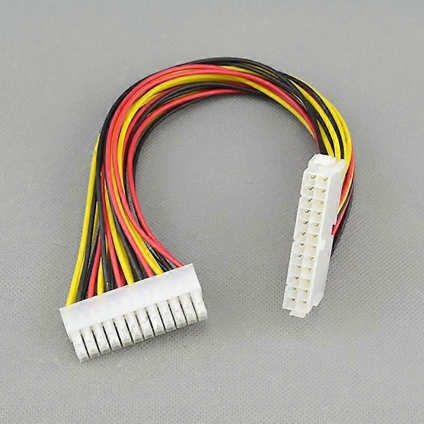 24-nastainen uros - 24-nastainen naaras PC PSU virtalähde ATX jatkokaapelin liitin