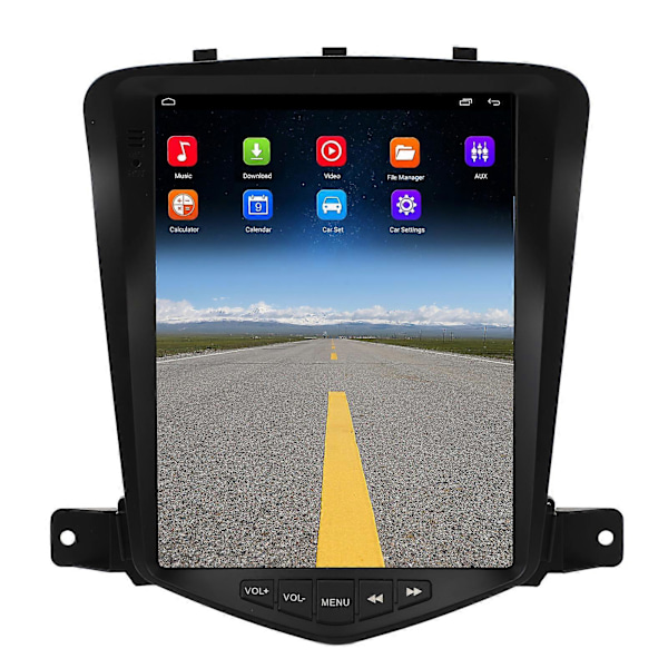 Bilstereo 9,7 tum HD Touchskärm för Android 12 GPS-Navigation Trådlös Carplay Passar för Cruze 2008 till 2012