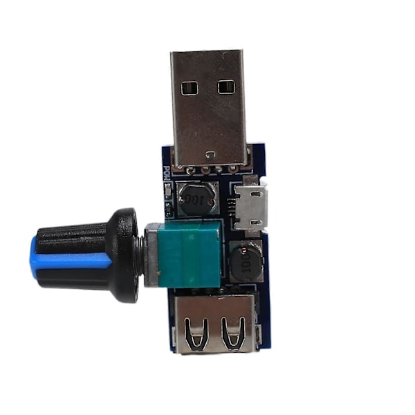 5 stk. 5v -usb Ventilator Hastighedsregulator Lydstyrke Regulator Ing Mute Funkt
