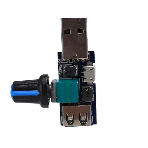 5st 5V -USB Fläktregulator Hastighetsvolymregulator Ing Mute Funct