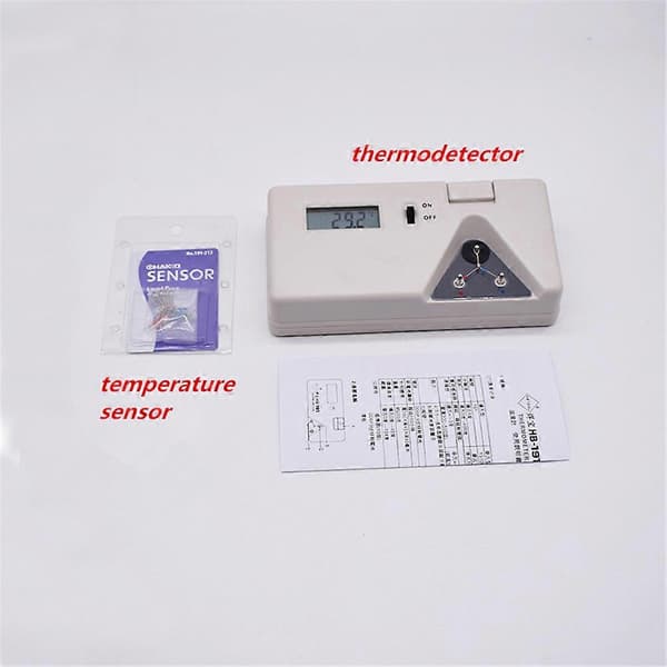 Loddetemperaturtester Spids Termometer Sensor Linje Digital Display Værktøj