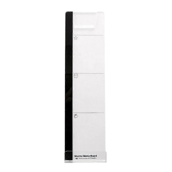 Monitor Memo Board Monitor Memo Notatholder Mote Datamaskin Skjerm Sidepanel Transparent Melding Kreativ Multifunksjon Memo Pad Meldingstavle (Rig