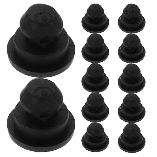 12 stk. Gummifødder til riskoger og slow cooker, gummifodpuder, skærebræt, skridsikre gummifødder til køkkenmaskiner
