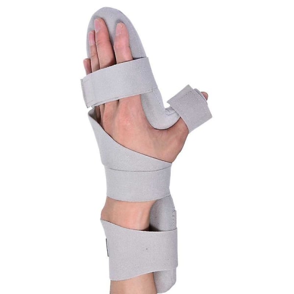 Hand Handledsfraktur Fast Finger Korrektor Skena Gamla människor Stroke Hemiplegisk rehabilitering Träningsutrustning A