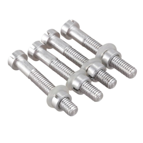 4 stk. M2.5x18.5mm Skruer for platespiller, erstatningsskruer for pickup-hus, patron og stift