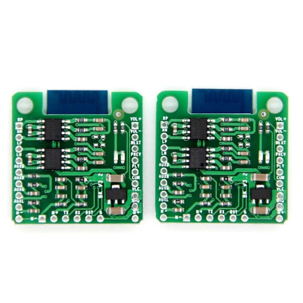 2 stk Bluetooth Tws Forsterkerkort 2 Linje Inn Audio Mottaker Bk8008 Stereo 5w Høyttalerforsterker