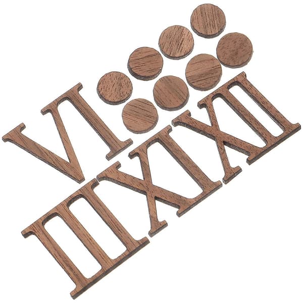 1 Setti Seinäkello DIY Roomalaiset Numerot Kellon Numerosarja Korvaavat Kellon Numerot Kellon Numerot