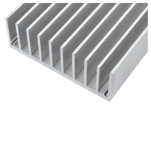 2 stk 130mm X 56mm X 20mm Kjøleribbe Varme Diffus Aluminium Kjølefinne