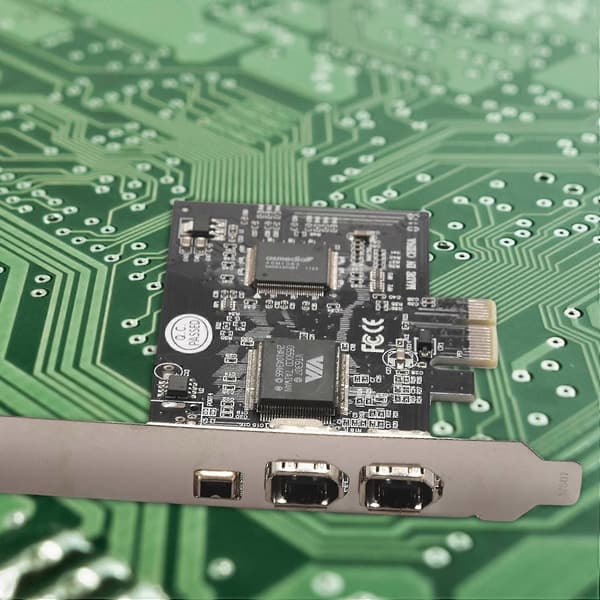 PCI X1 PCI-e 1394a IEEE1394 3 Port for Stasjonær PC