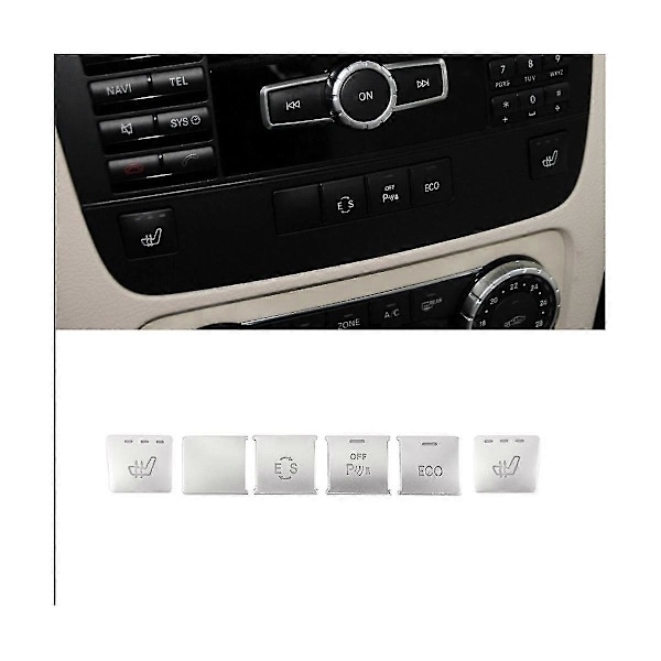 Bil Konsol CD Panel Konditionerings Knap Mærkat Til X204 Tilbehør(d)