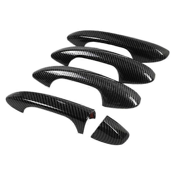 Dørhåndtak Deksel Trim For C E Glc Glb Gle Gls Cla Gla Klasse W213 W205 X253 2016-2020 Karbonfiber