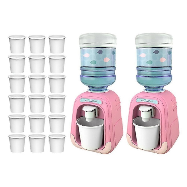 1 Set Mini Vattendispenser Simulerad Vattendispenser Barn Mini Hus Leksak