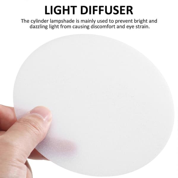 6 stk. Lampeskærm Diffusorer Lys Diffuser Ark Downlight Lampeskærme Lysekrone Lysdæksler Lampeskærme 5 tommer