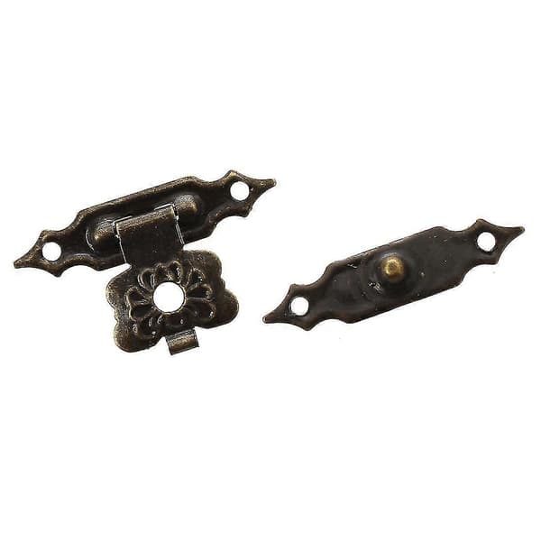 10 X Anchive Treboks Låssett Lukket Bronse 3 Cm Lang